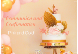 Communion and Confirmation gold and rose 05/22/2023