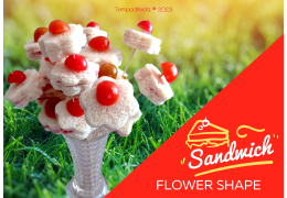 Flower shape sandwich 03/29/2023
