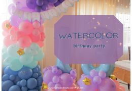 Watercolor, birthday party 2024/04/15